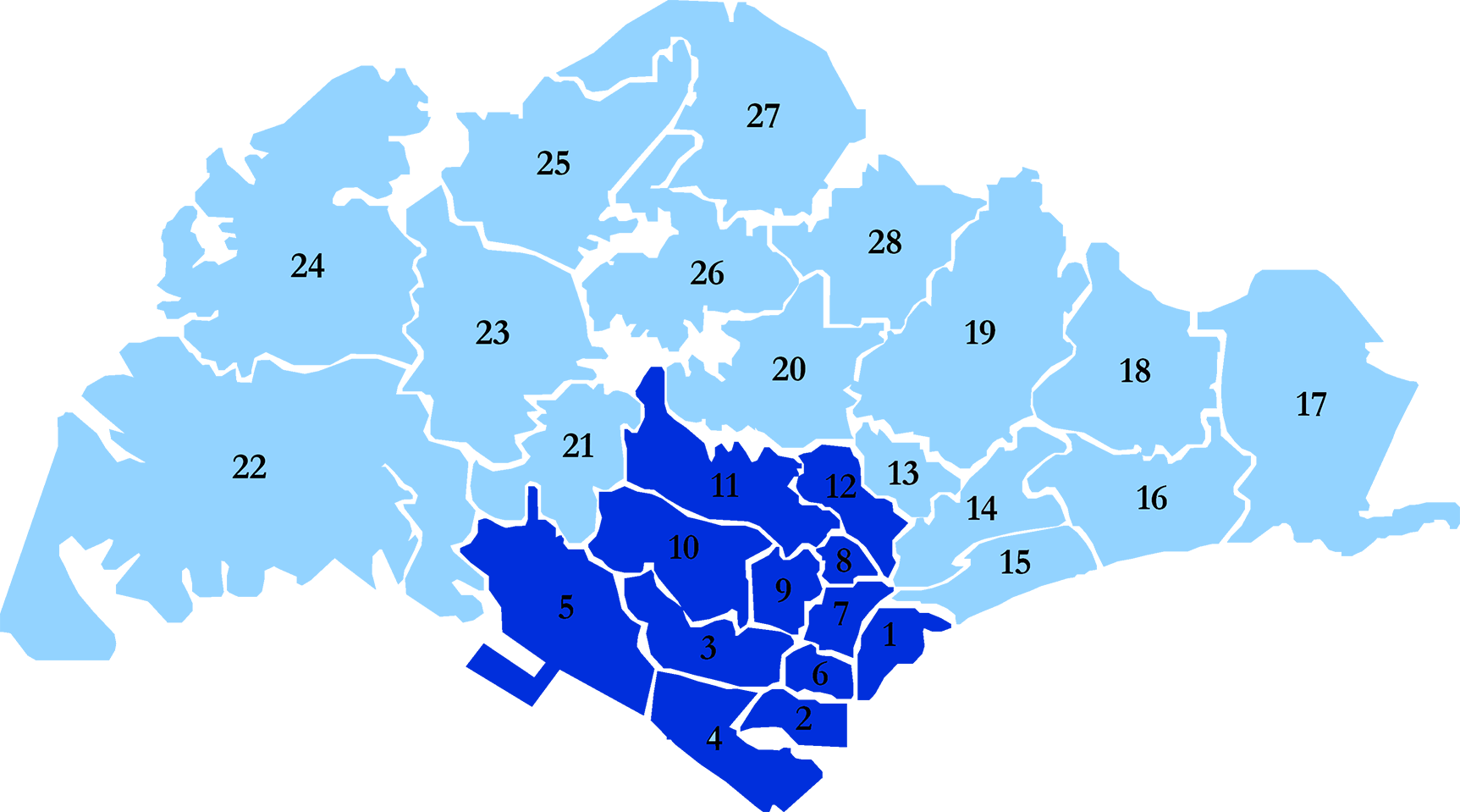 Central area. Ccr5 карта. Central Region in Singapore.